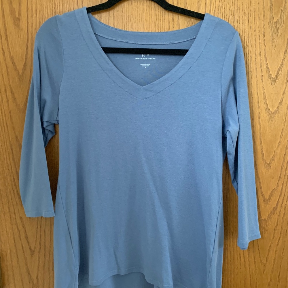 J. Jill Pima cotton size small v-neck top
